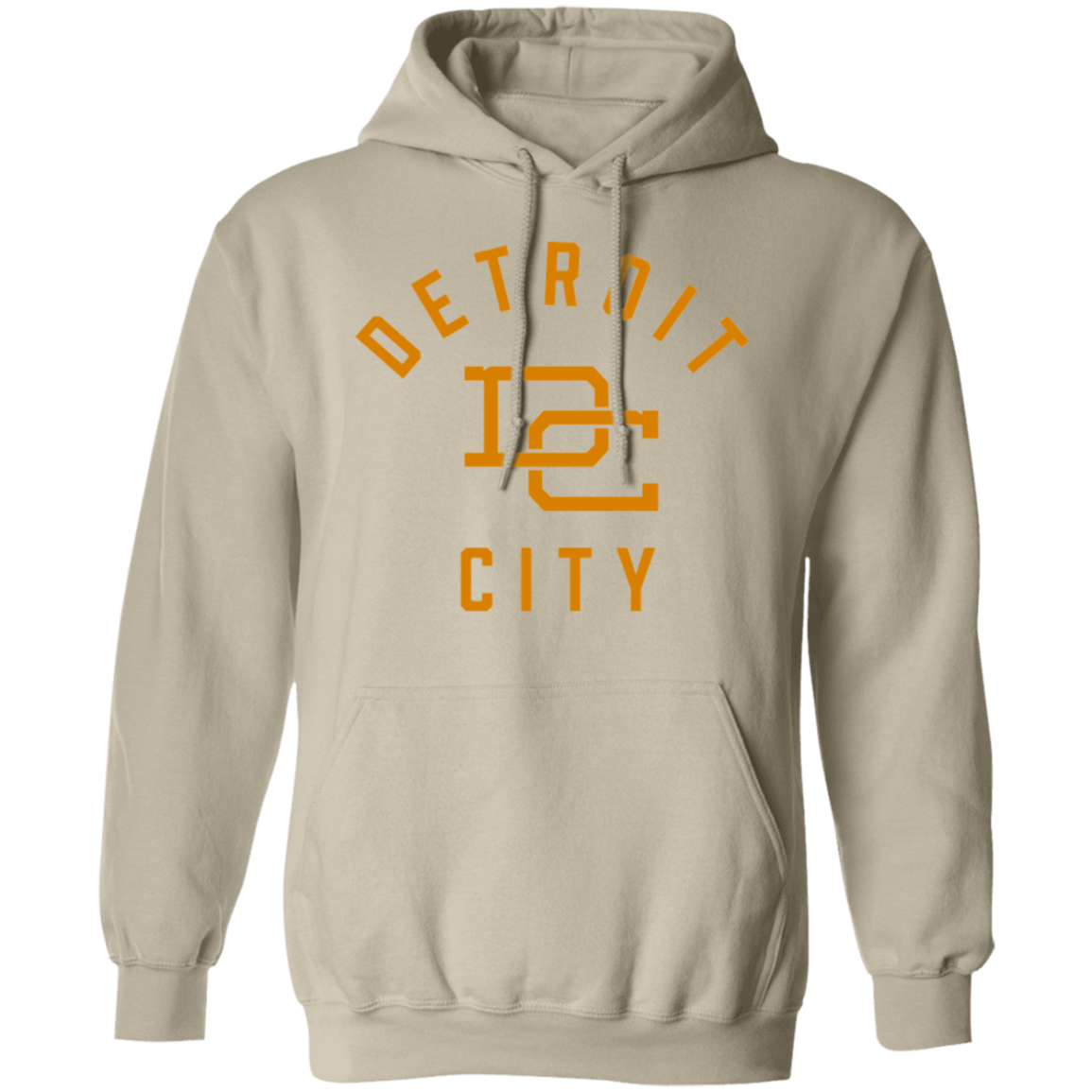 Detroit DC - Vintage Gold Unisex Classic Hoodie