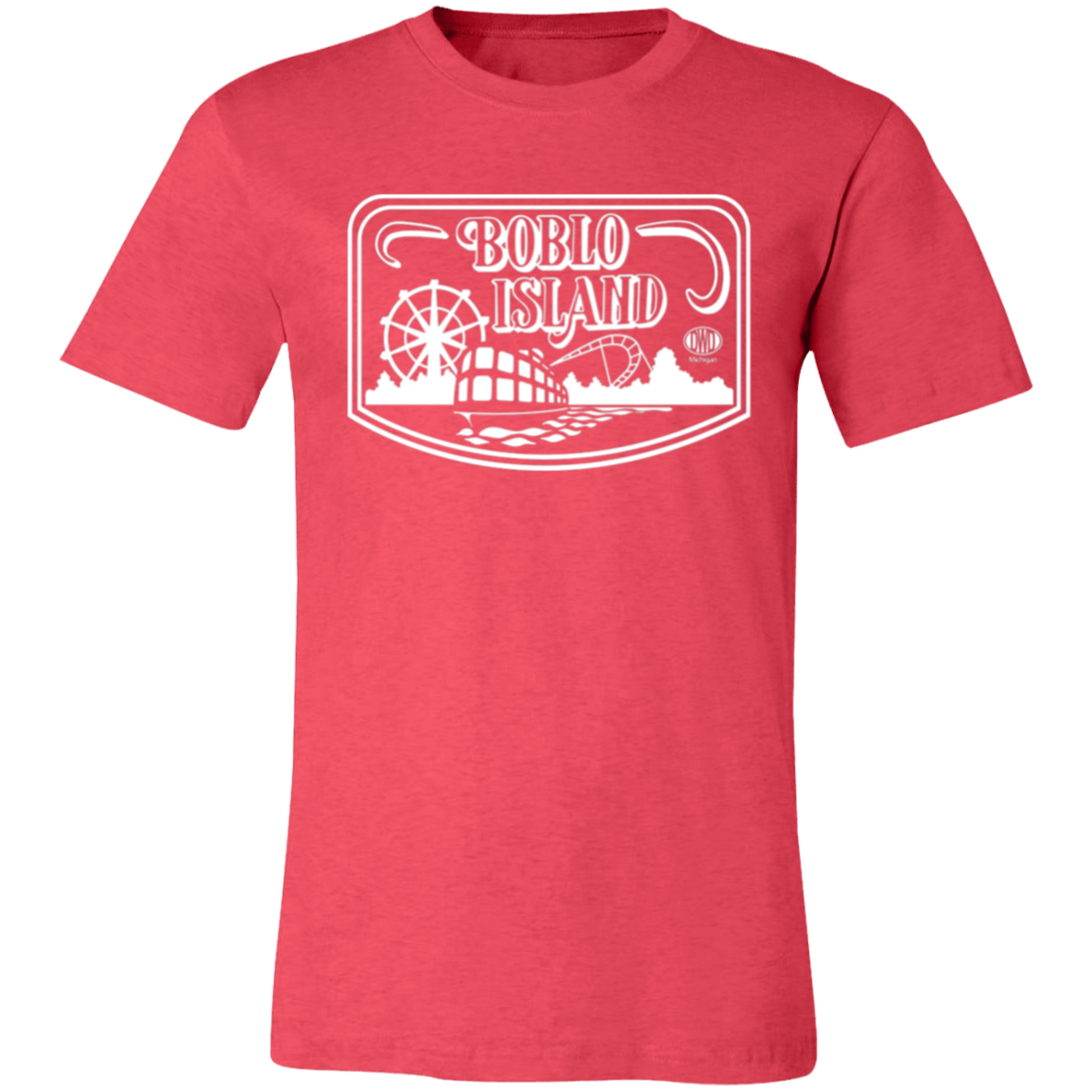Boblo Island Logo - White Unisex Classic T-Shirt