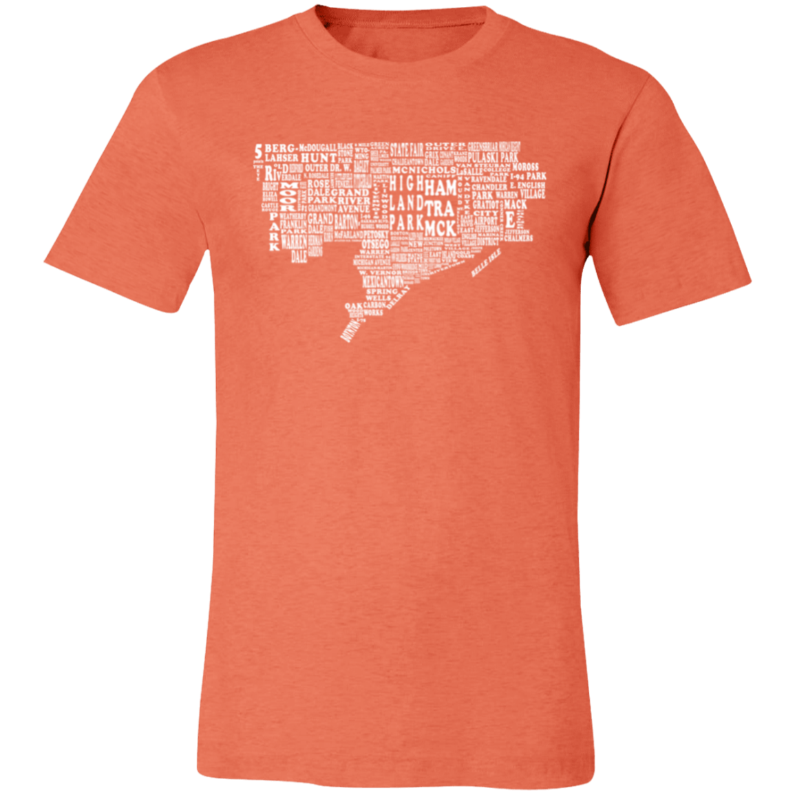 Detroit City Limits - White Unisex Classic T-Shirt