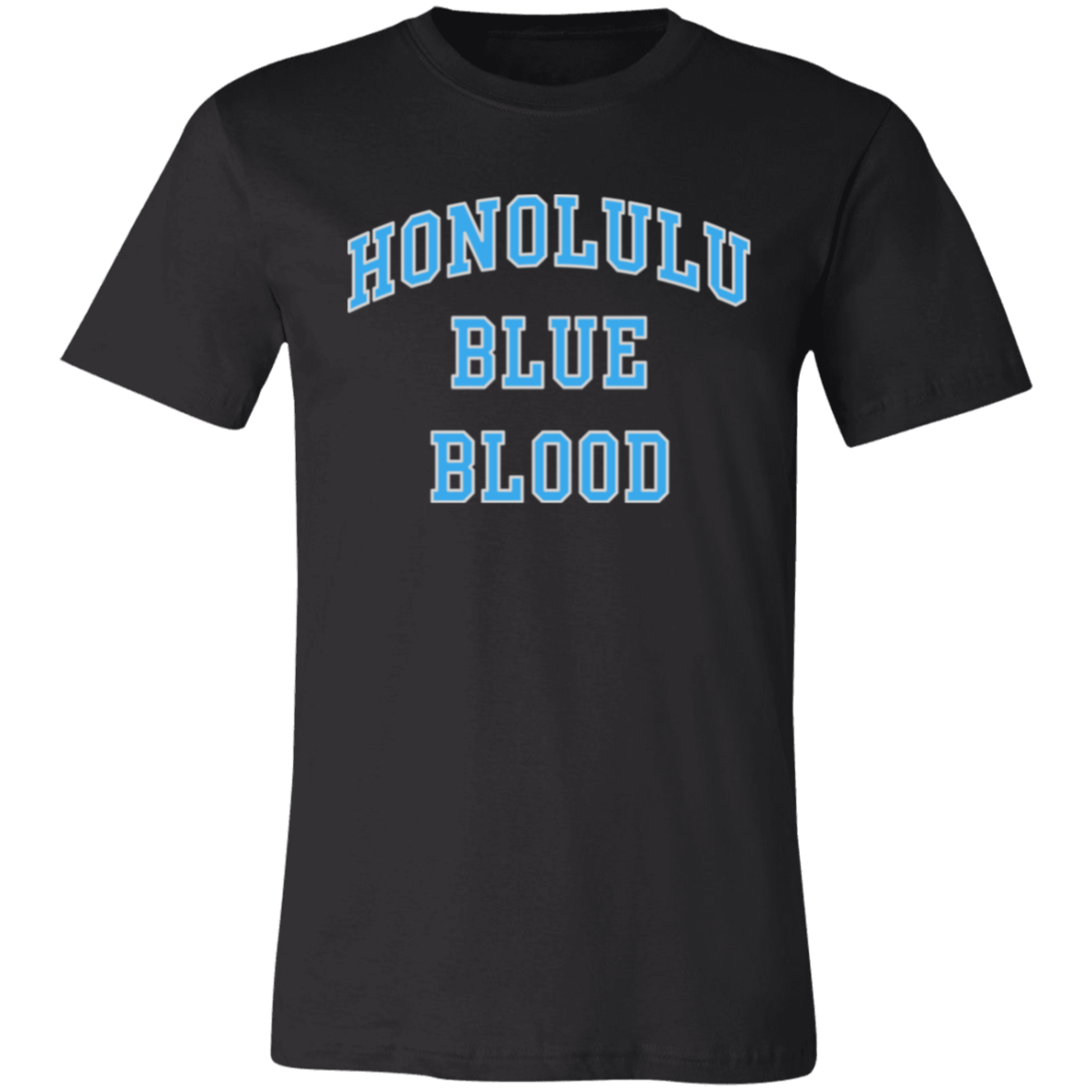 Honolulu Blue Blood - Light Blue + Silver Unisex Classic T-Shirt