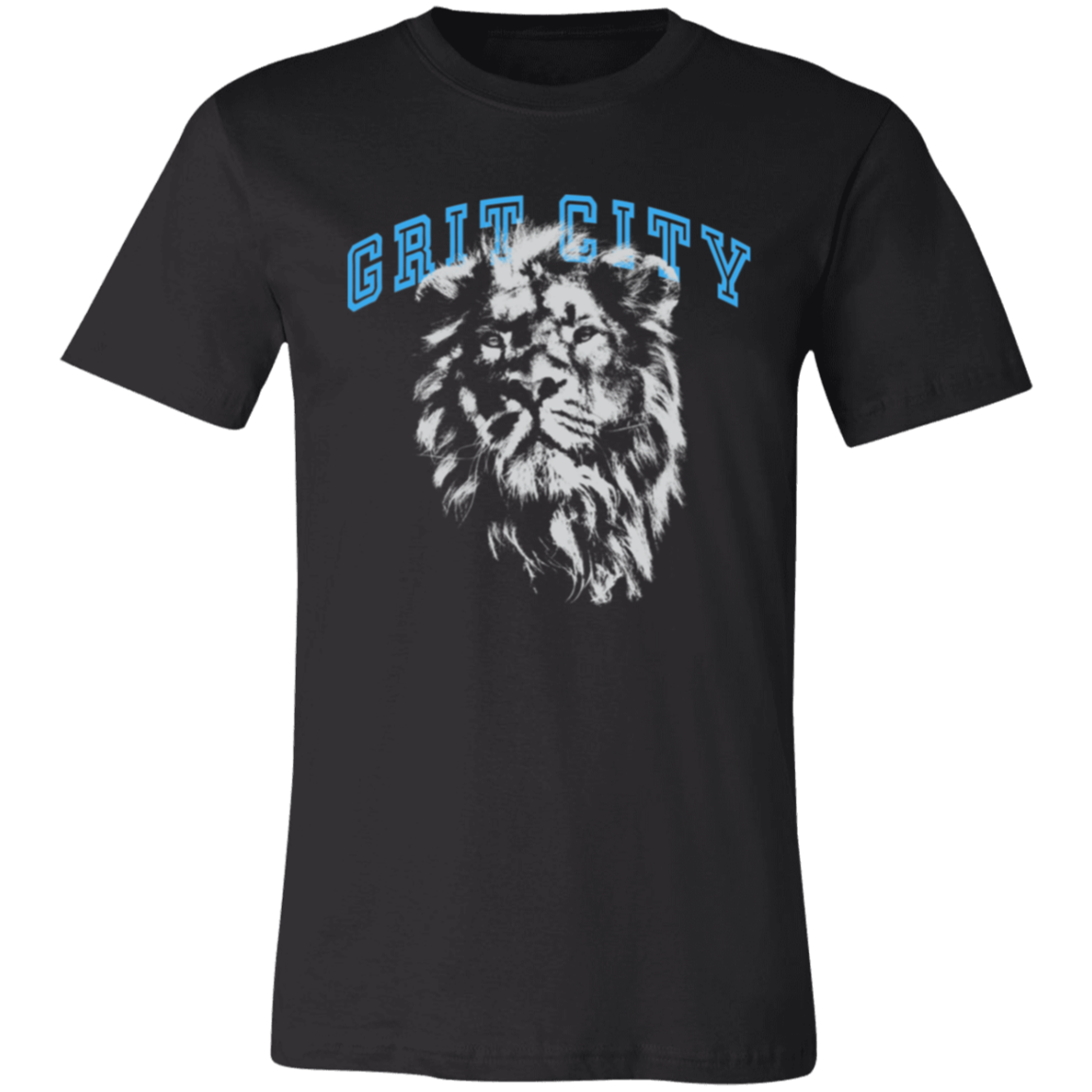 Grit City - Silver + Light Blue Unisex Classic T-Shirt