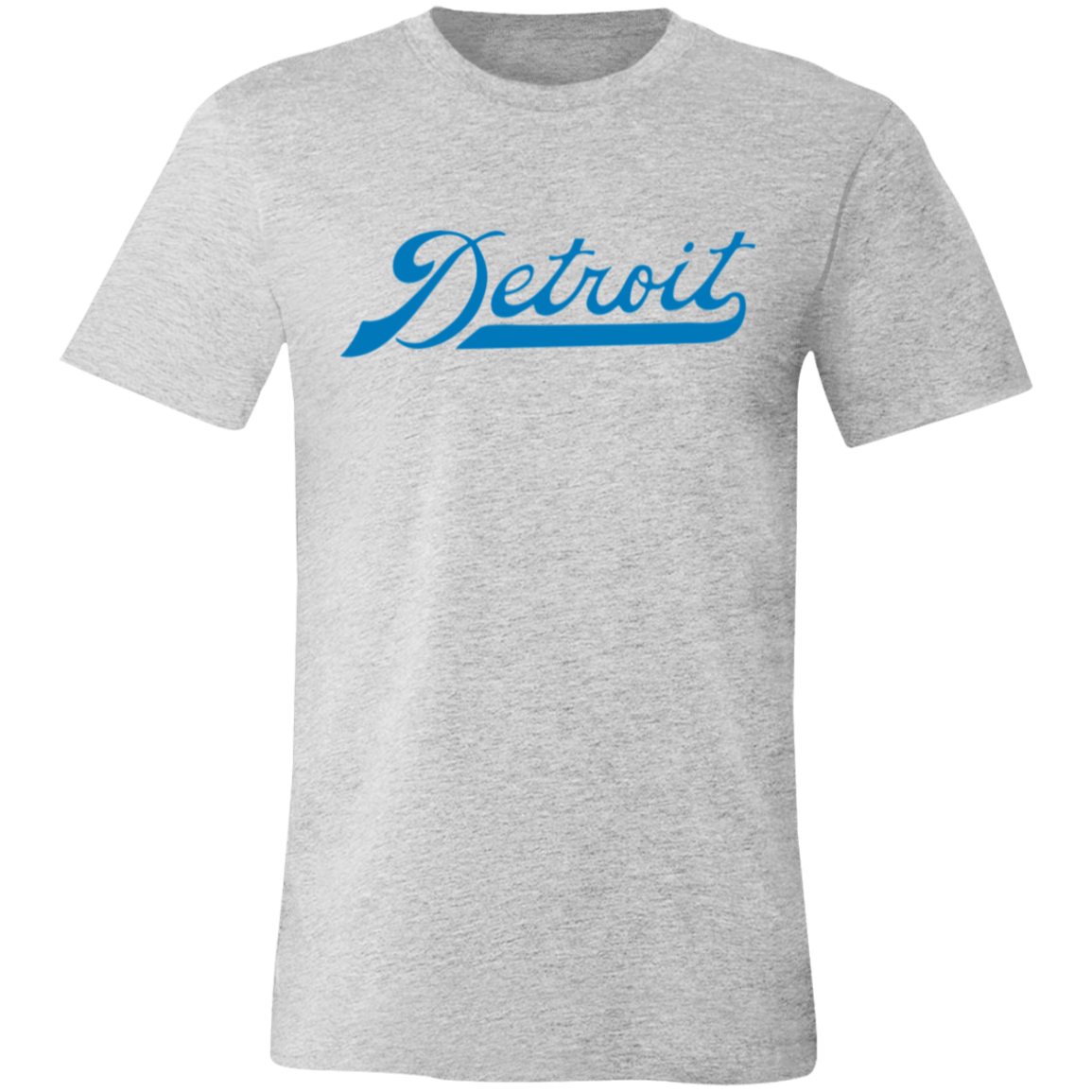 Detroit Football Script - Blue Unisex Classic T-Shirt