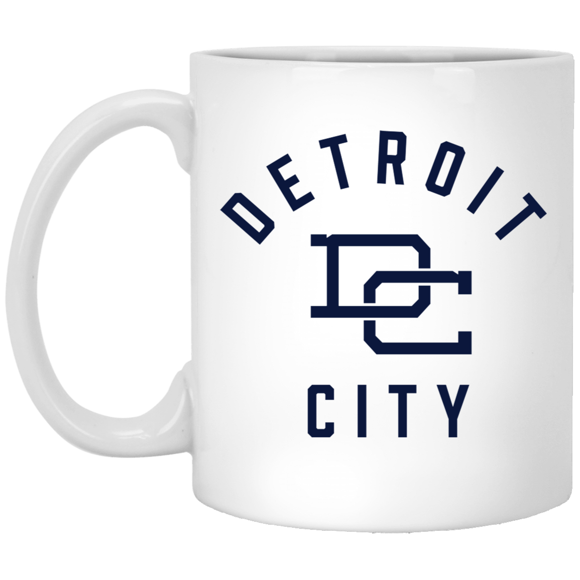 Detroit DC - Navy White Mug