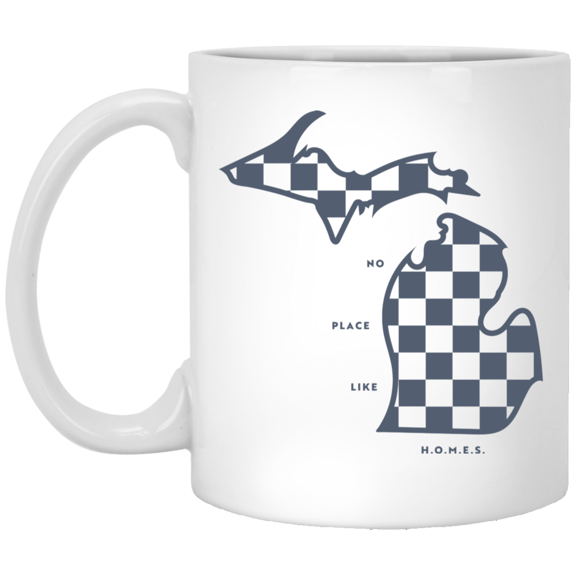 No Place Like Homes - Washed Navy White Mug