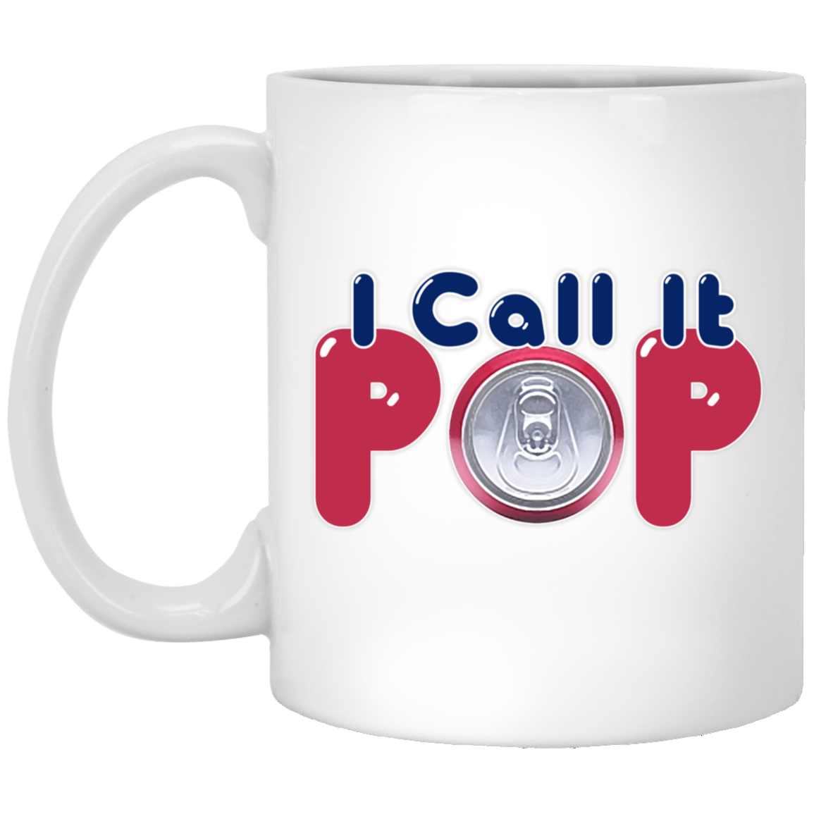 Call it Pop - Red White Mug