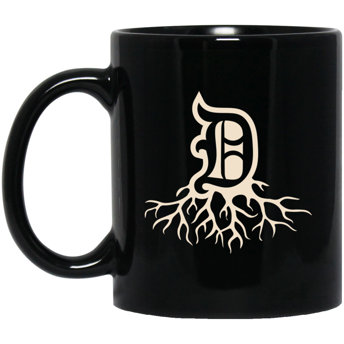 Detroit Roots - Ivory Black Mug