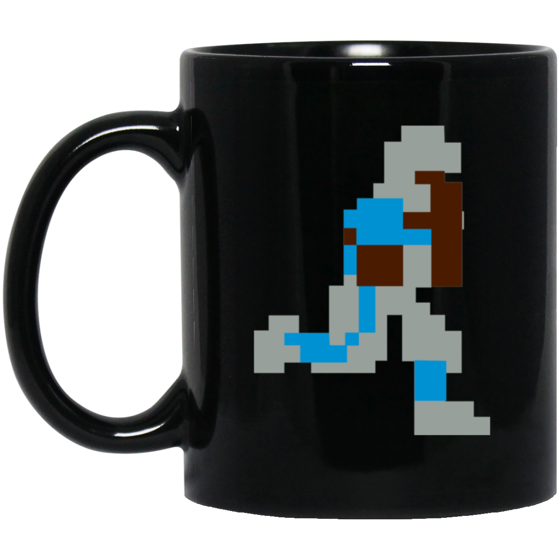 Detroit Football Goat Black Mug