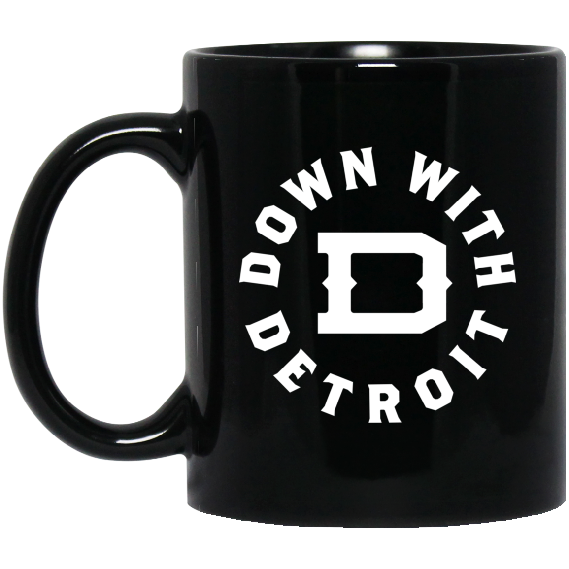 DWD Seal - White Black Mug