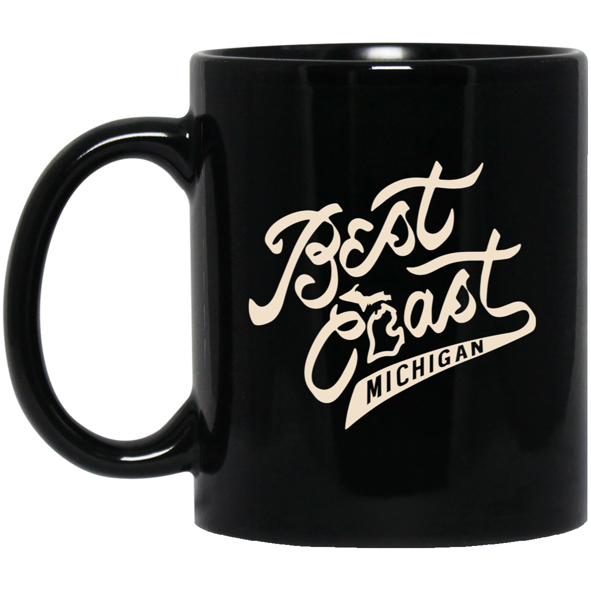 Best Coast - Ivory Black Mug