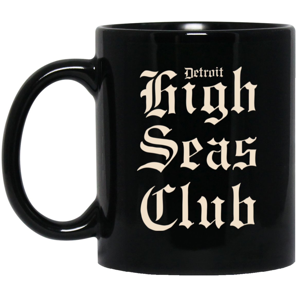 High Seas Detroit - Ivory Black Mug