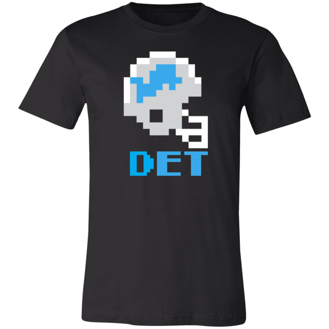 Detroit Football 8bit - Vintage Unisex Classic T-Shirt
