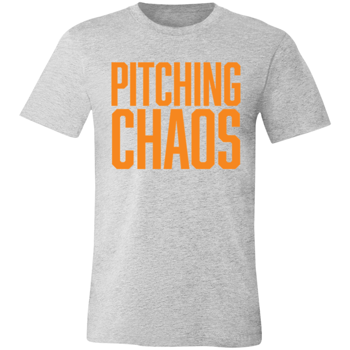 Pitching Chaos Orange Unisex Classic T-Shirt