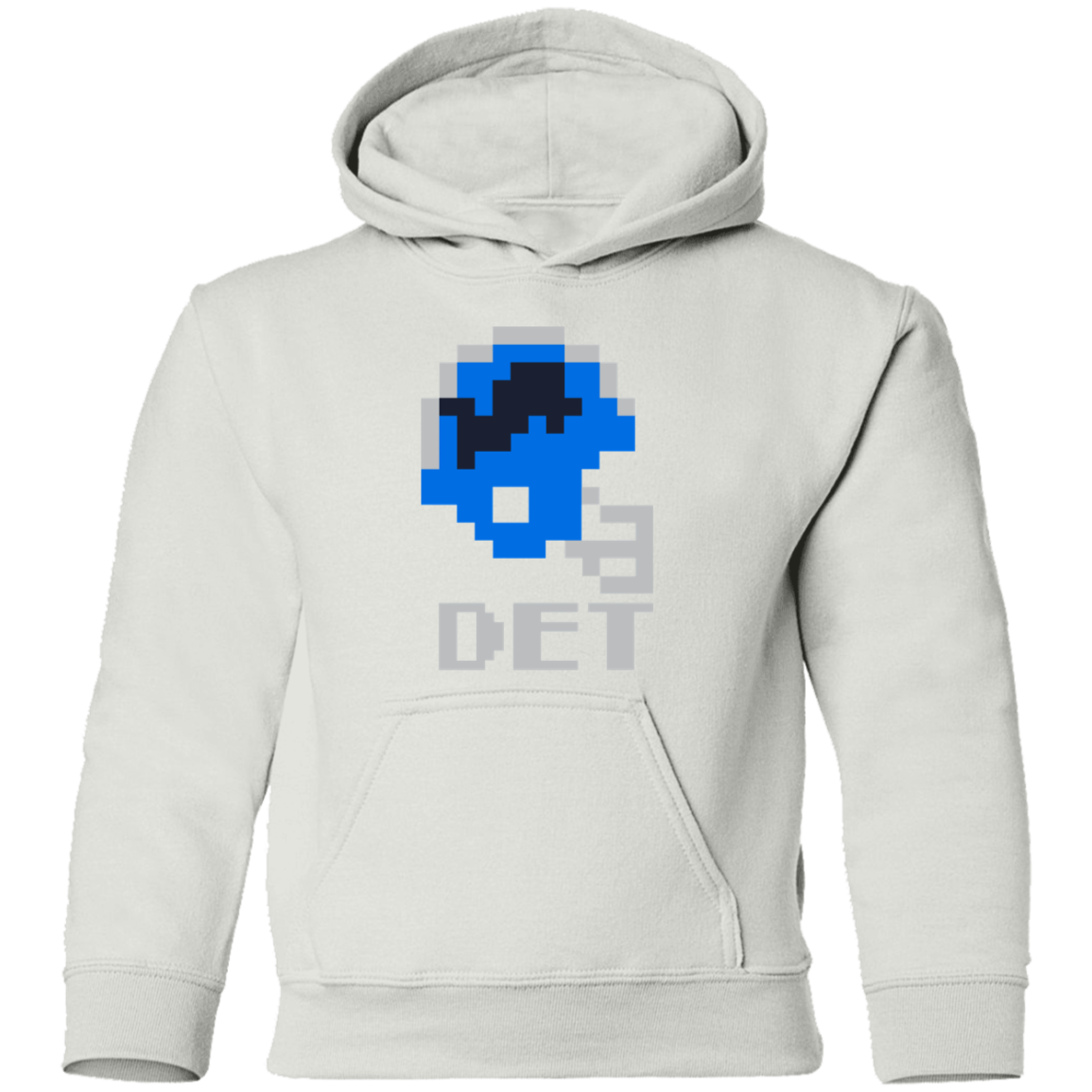 Detroit Football 8bit - Honolulu Kids Unisex Classic Hoodie