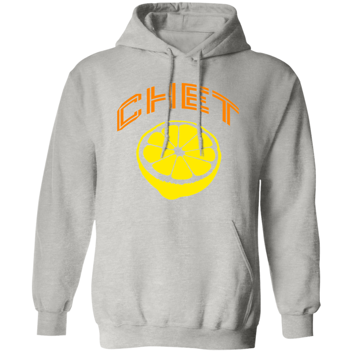 Chet - Orange + Lemon Unisex Pullover Hoodie