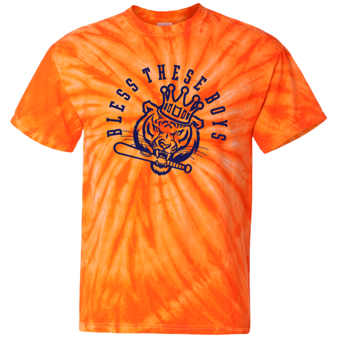 Bless These Boys - Navy Unisex Tie Dye T-Shirt