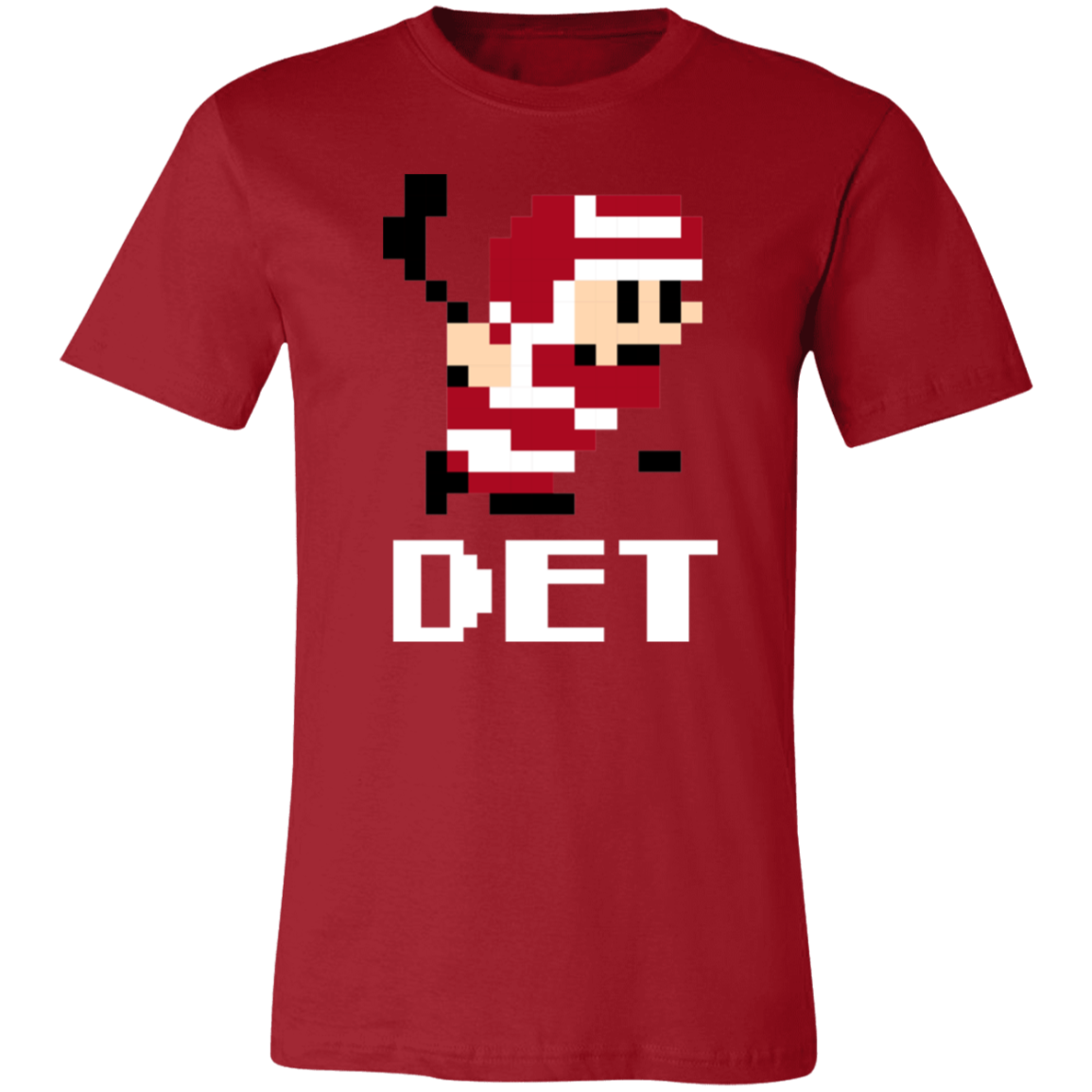 8bit Det Hockey - White Unisex Classic T-Shirt