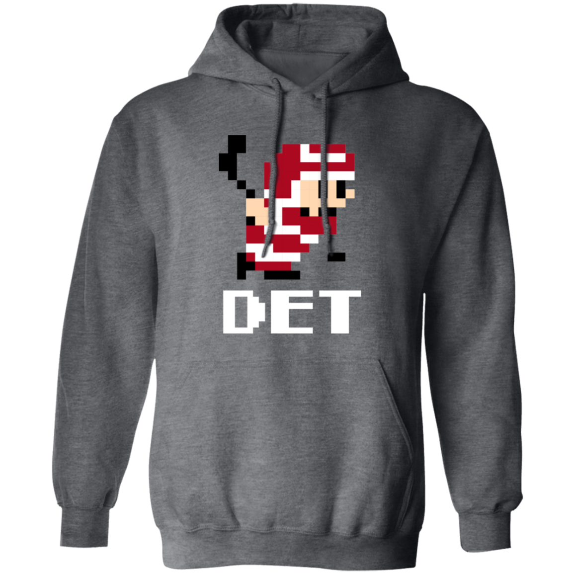 8bit Det Hockey - White Classic Unisex Hoodie