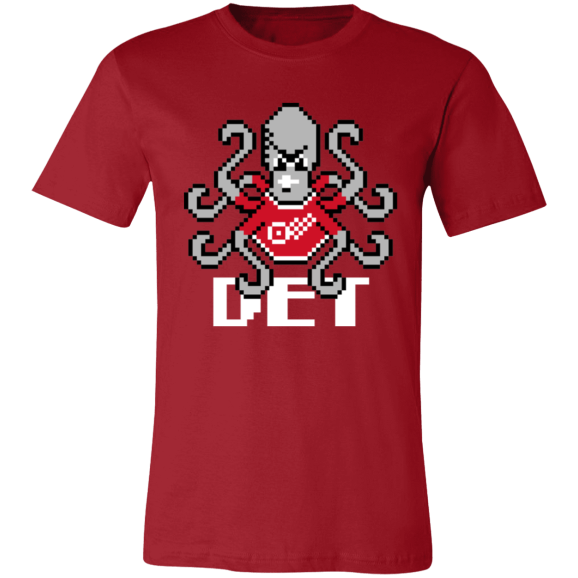 8bit Det Octopus - White Unisex Classic T-Shirt