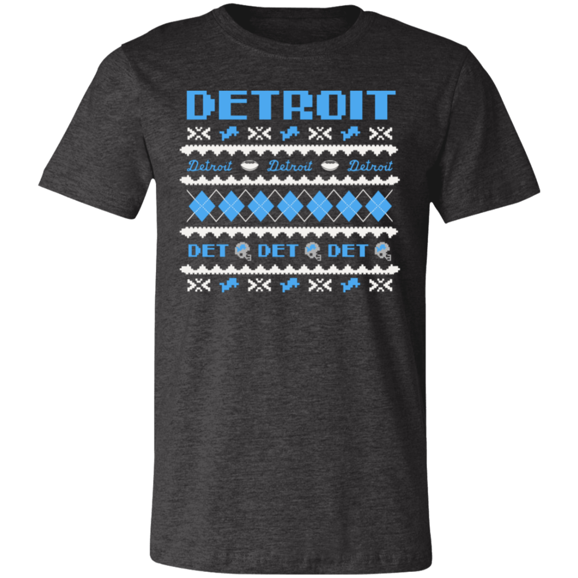 Detroit Football Sweater - White Unisex Classic T-Shirt