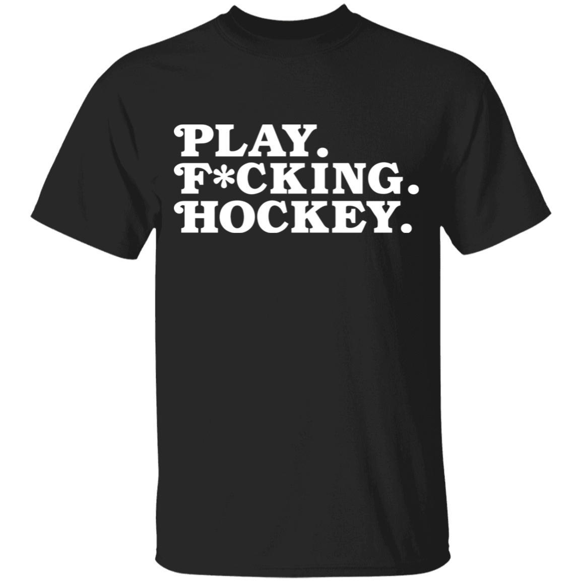 Play FKN Hockey - White Kids Unisex Classic T-Shirt