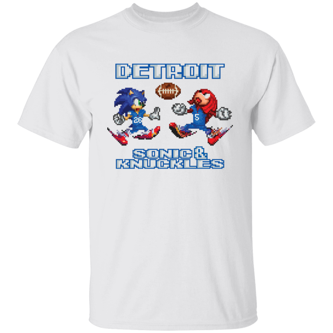 Sonic and Knuckles - Football Kids Unisex Classic T-Shirt