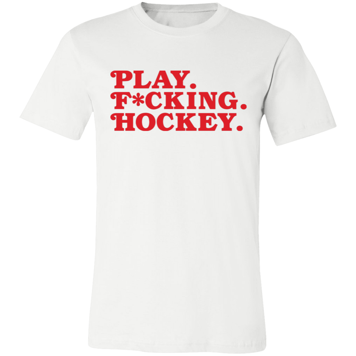 Play FKN Hockey - Red Unisex Classic T-Shirt