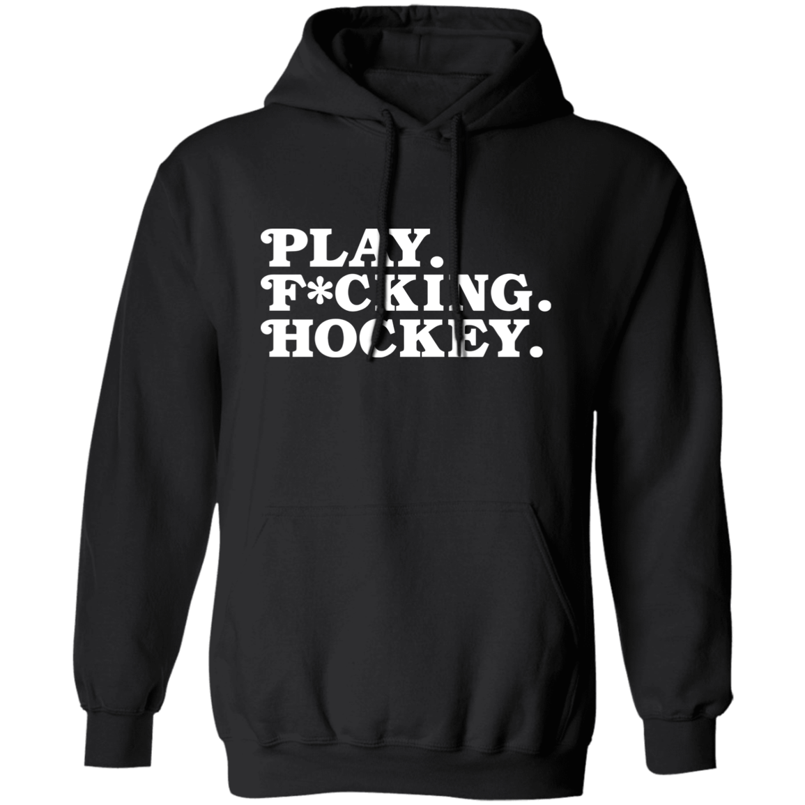 Play FKN Hockey - White Classic Unisex Hoodie