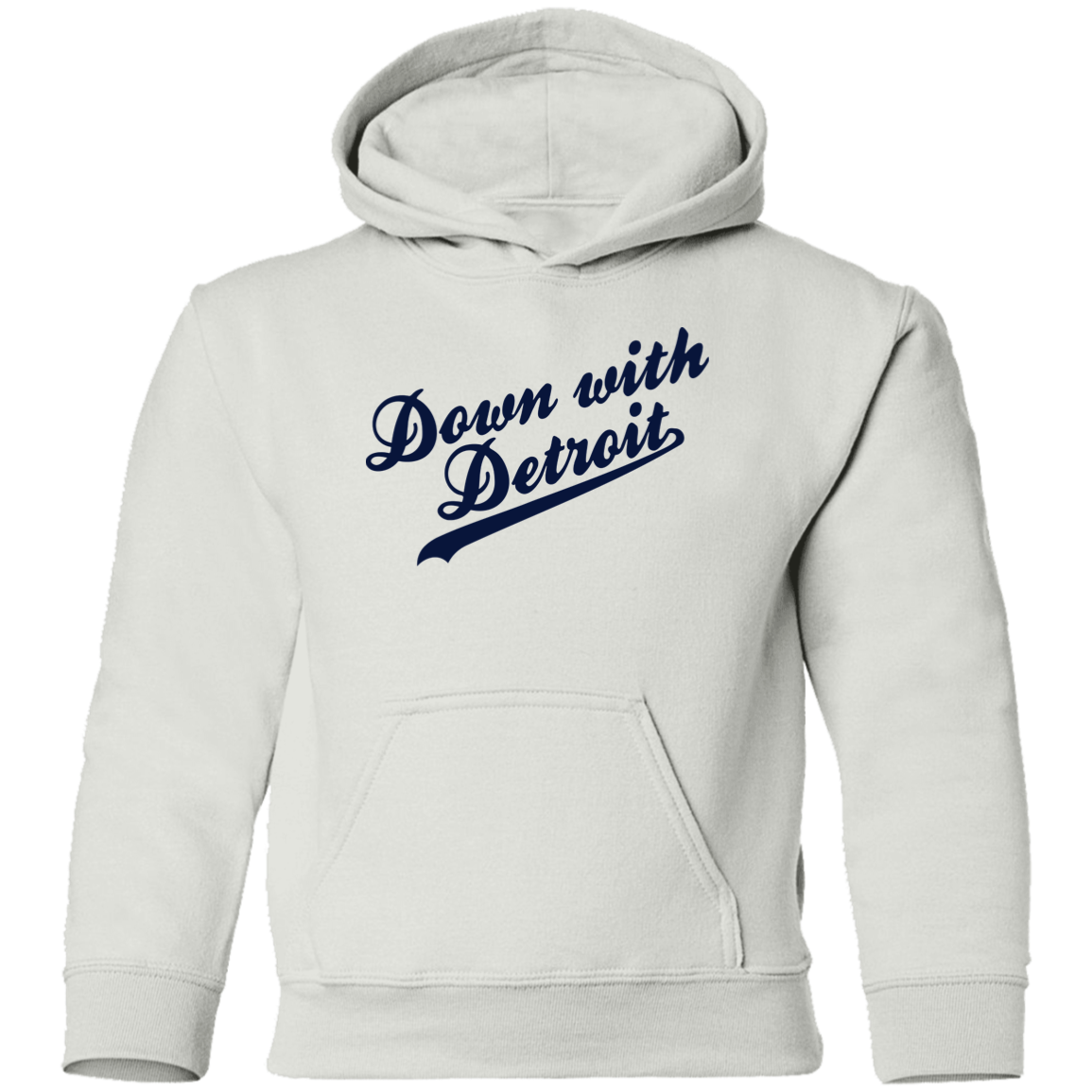 DWD Script - Navy Kids Unisex Classic Hoodie