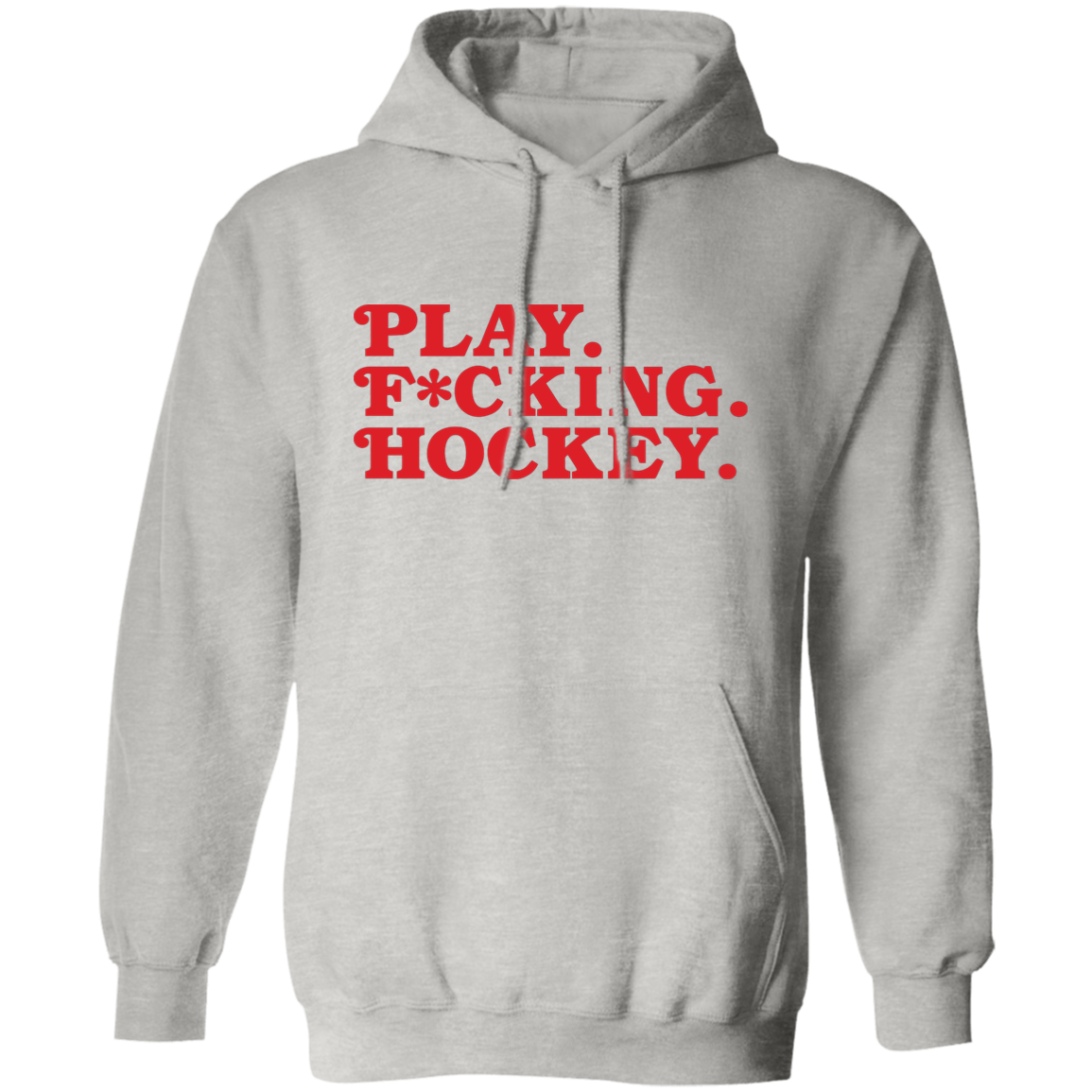 Play FKN Hockey - Red Classic Unisex Hoodie