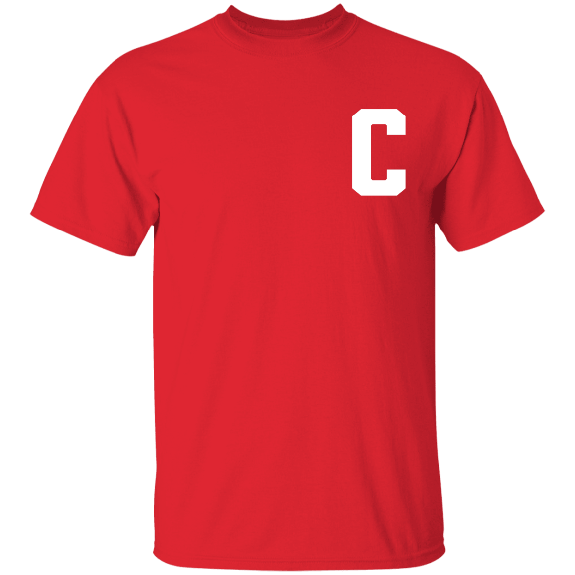 Hockey Captains C - White Kids Unisex Classic T-Shirt