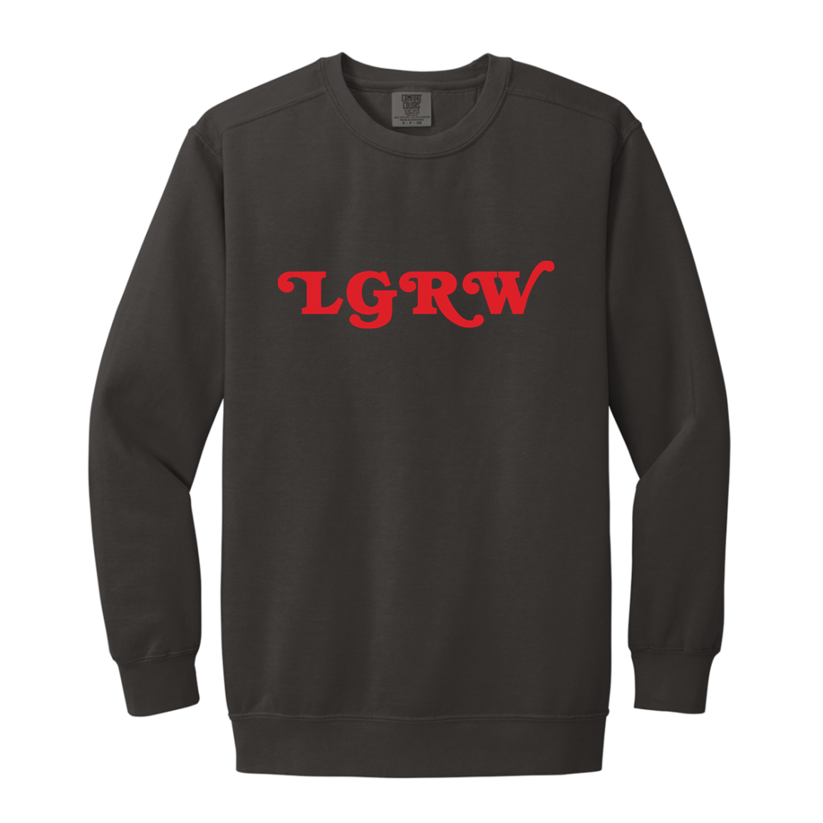 Detroit LGRW Chant - Red Vintage Wash Crewneck Sweatshirt