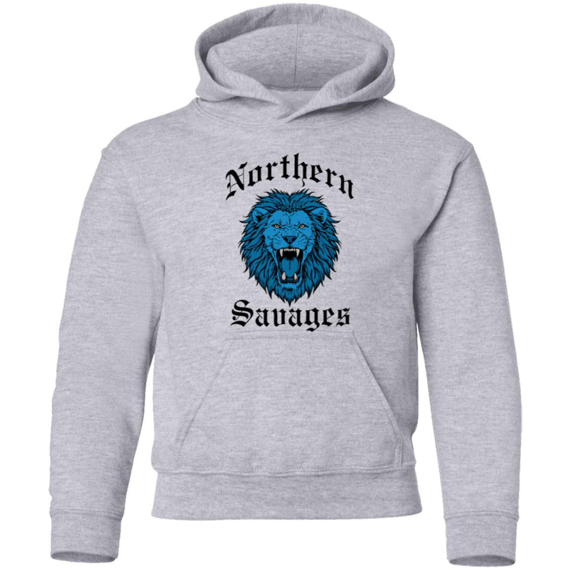 Northern Savages - Honolulu Blue + Black Kids Unisex Classic Hoodie