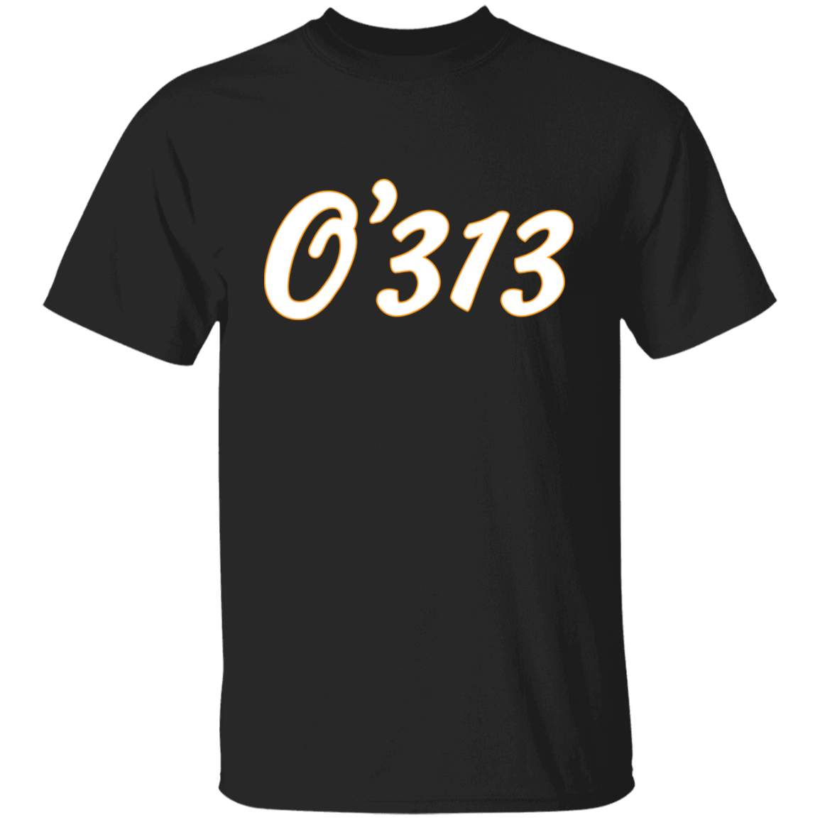 O'313 - White Orange Kids Unisex Classic T-Shirt