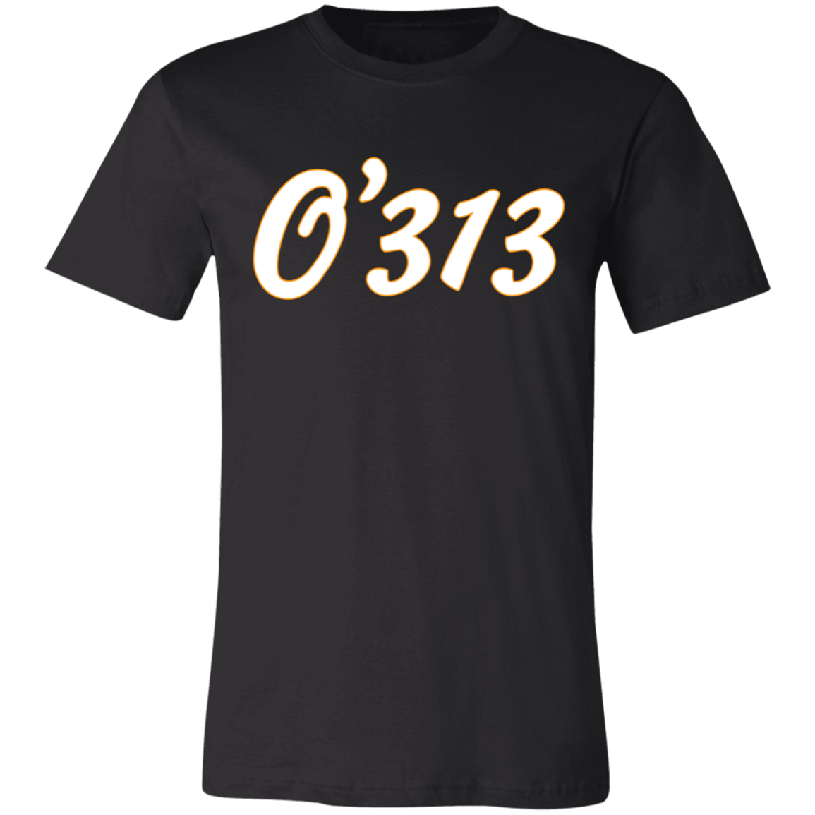O'313 - White Orange Unisex Classic T-Shirt