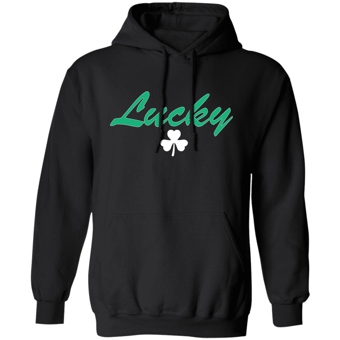 Luck Script - White Classic Unisex Hoodie