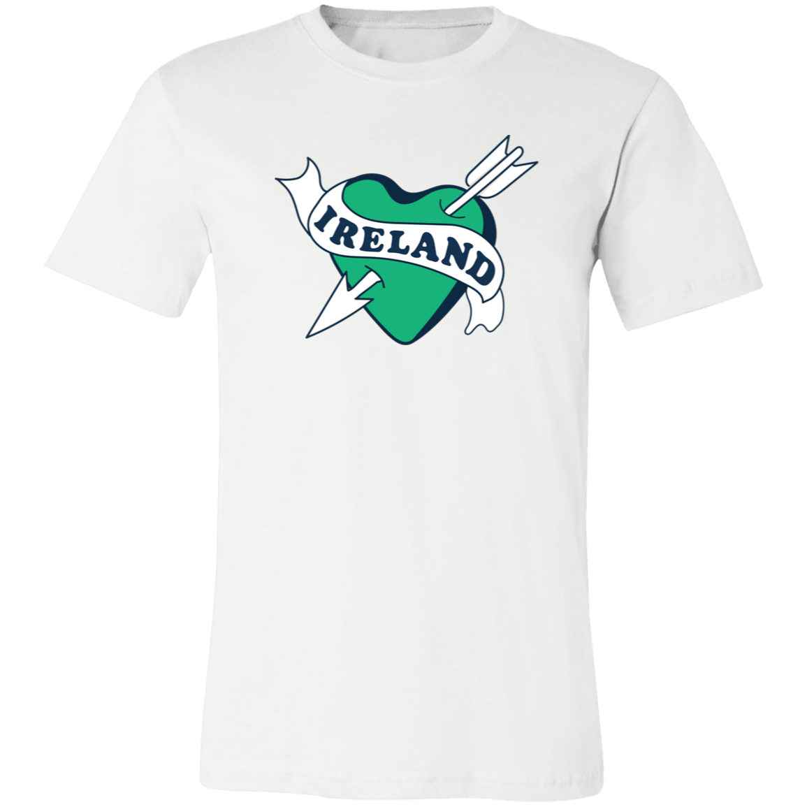 Ireland Heart - Green Unisex Classic T-Shirt