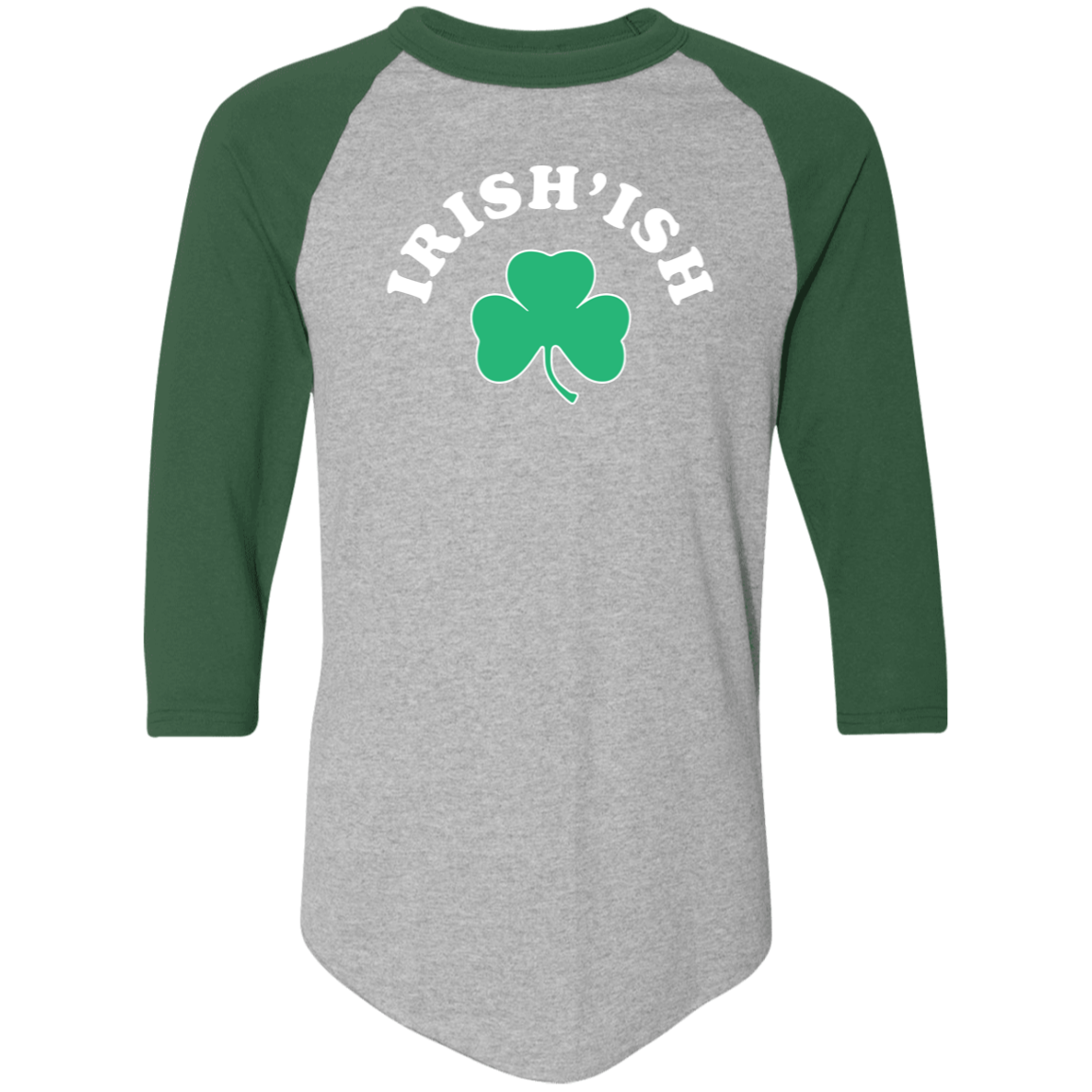 Irish-ish - White Classic Raglan Jersey