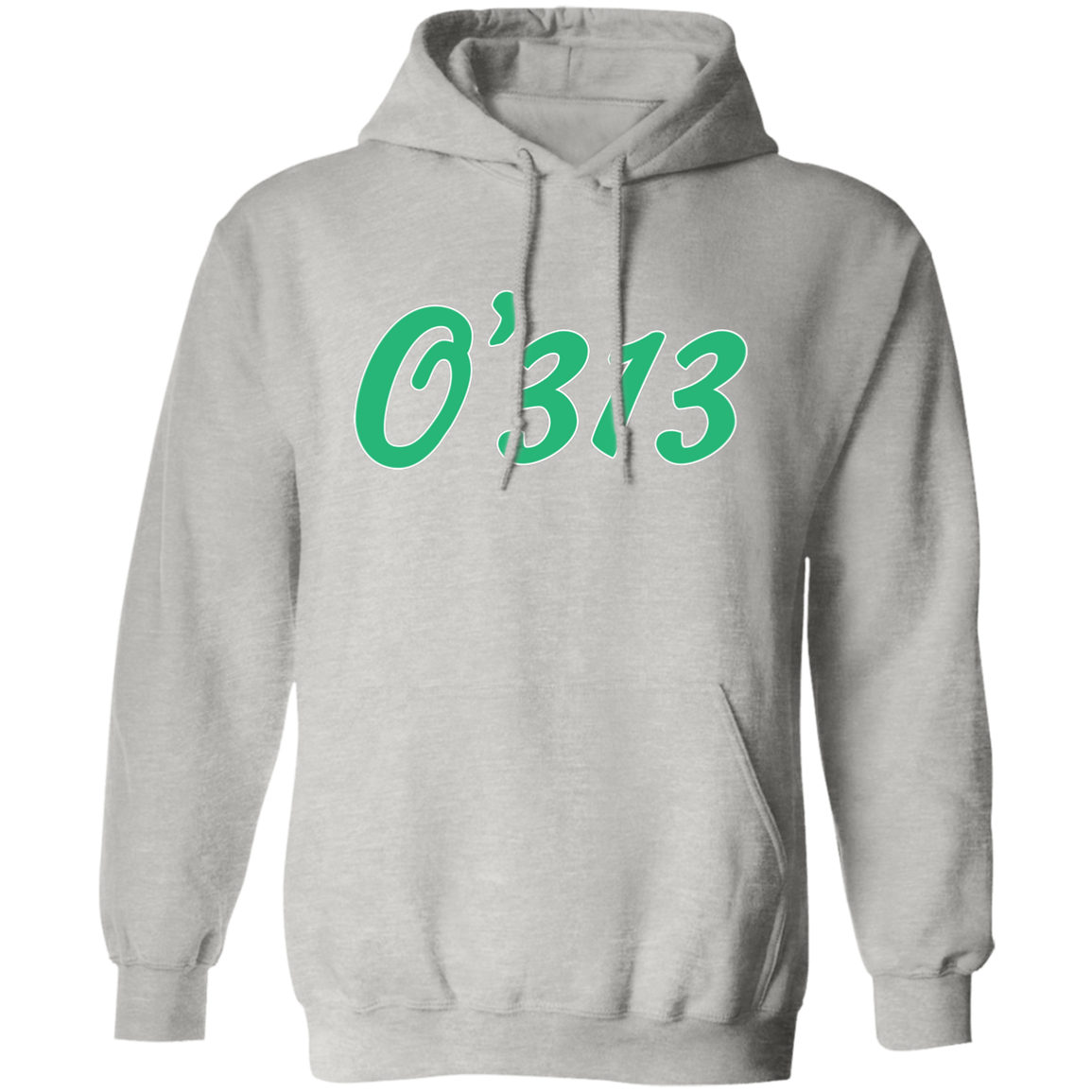 O'313 - Green White Classic Unisex Hoodie