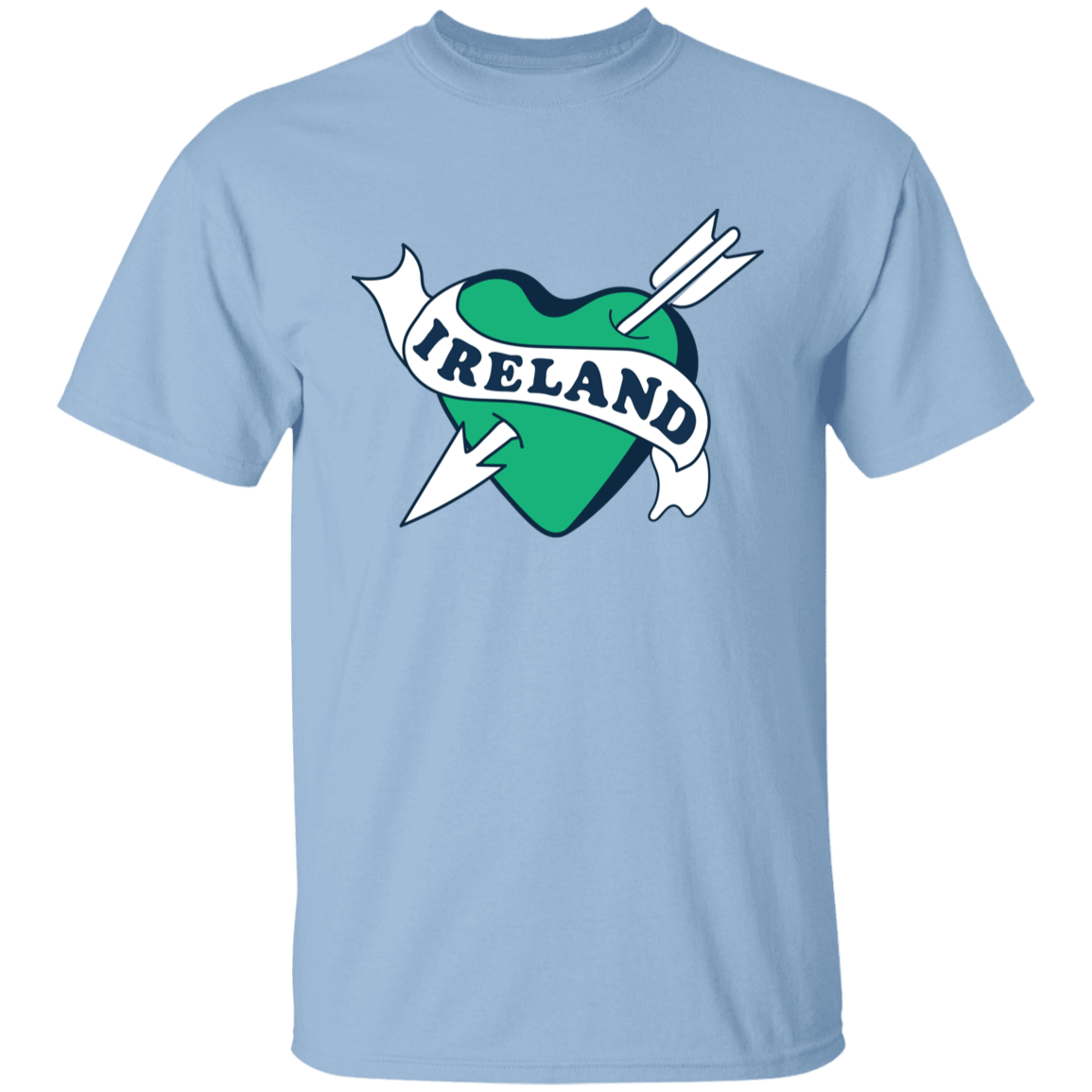 Ireland Heart - Green Kids Unisex Classic T-Shirt