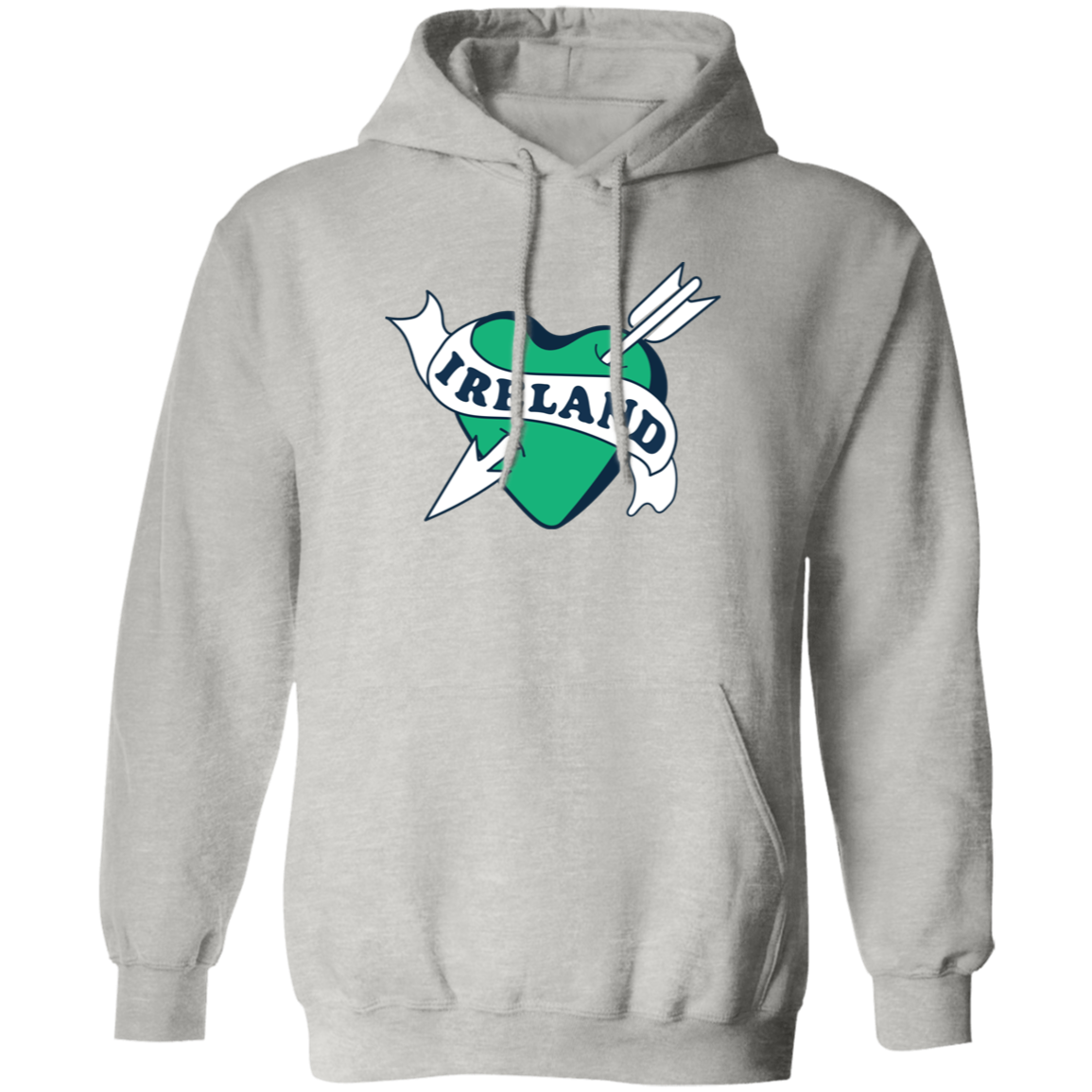 Ireland Heart - Green Classic Unisex Hoodie