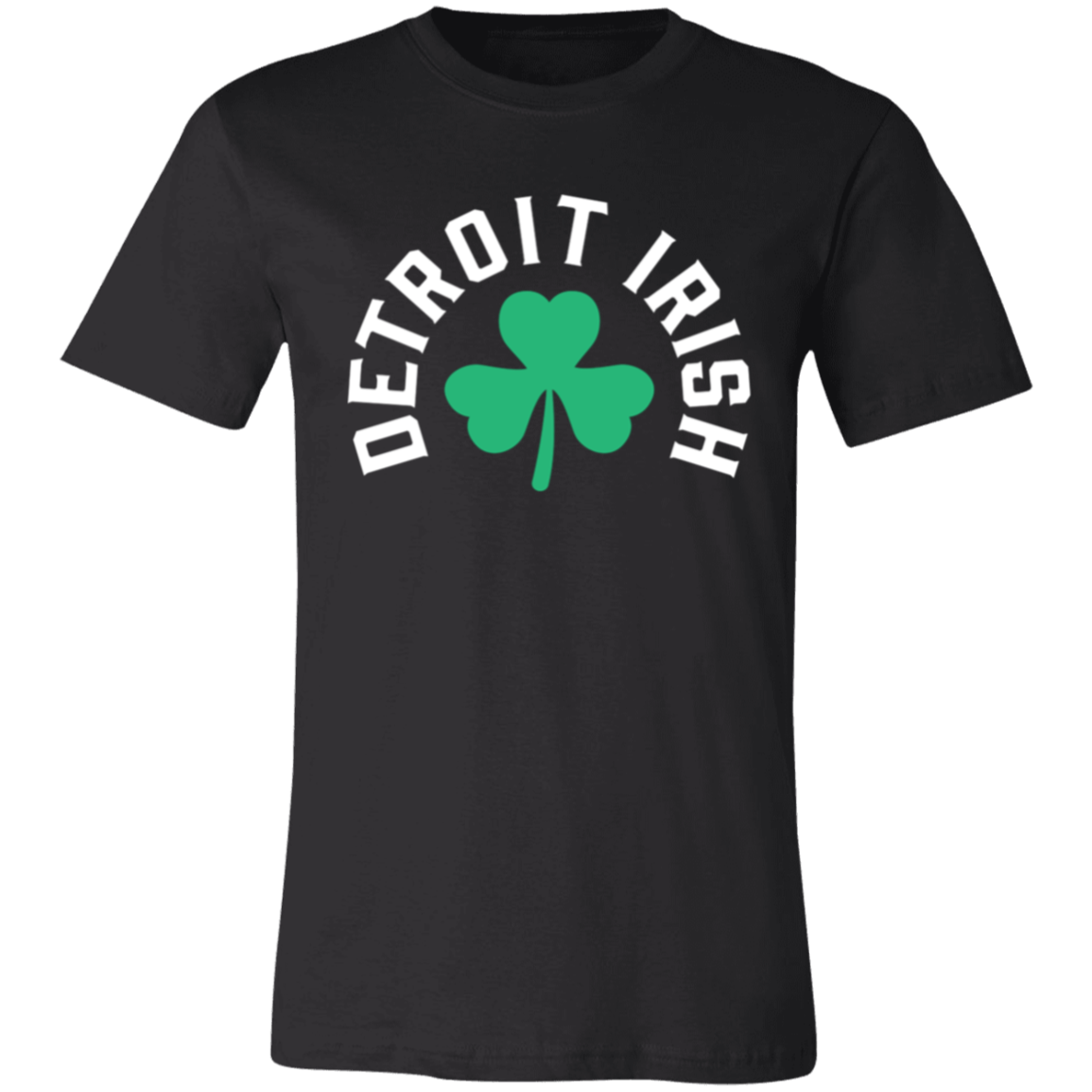 Detroit Irish Shamrock - White Unisex Classic T-Shirt