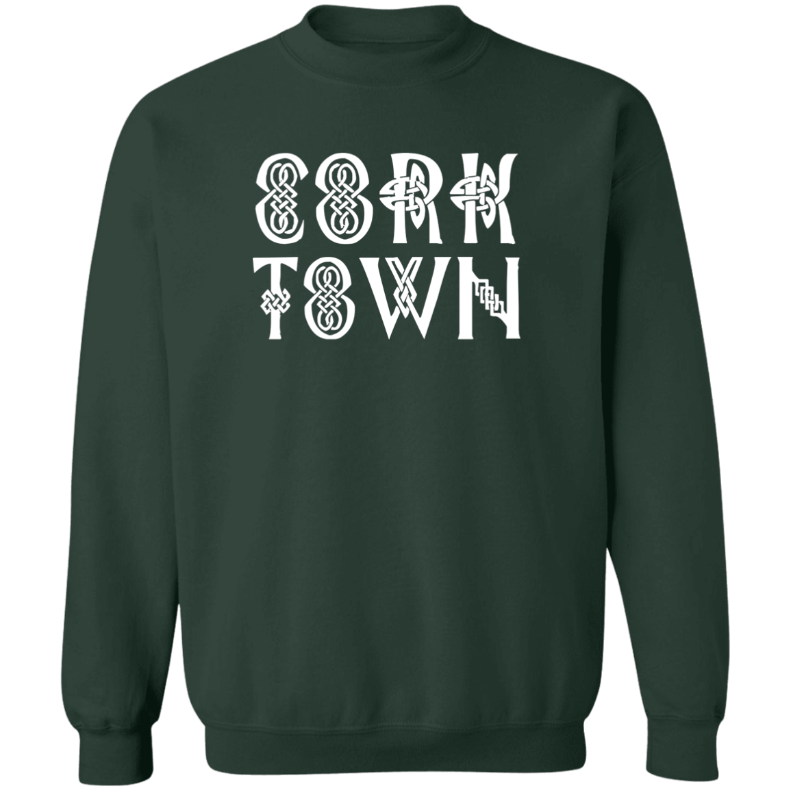 Cork Town Celtic - White Classic Crewneck Sweatshirt