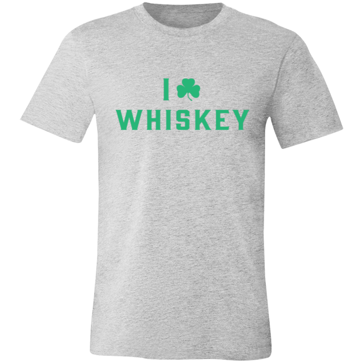 I Love Whiskey - Green Unisex Classic T-Shirt