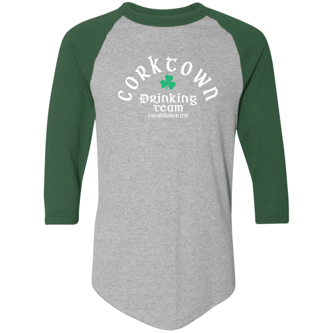Corktown Drinking Team - White Classic Raglan Jersey