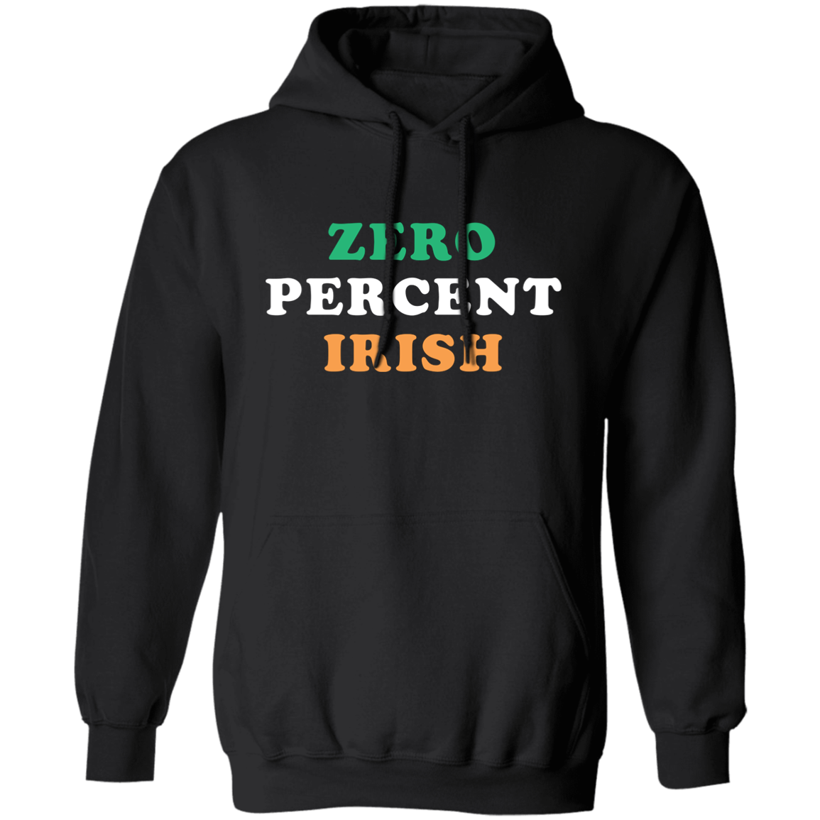 Zero Percent Irish - Green White Orange Classic Unisex Hoodie