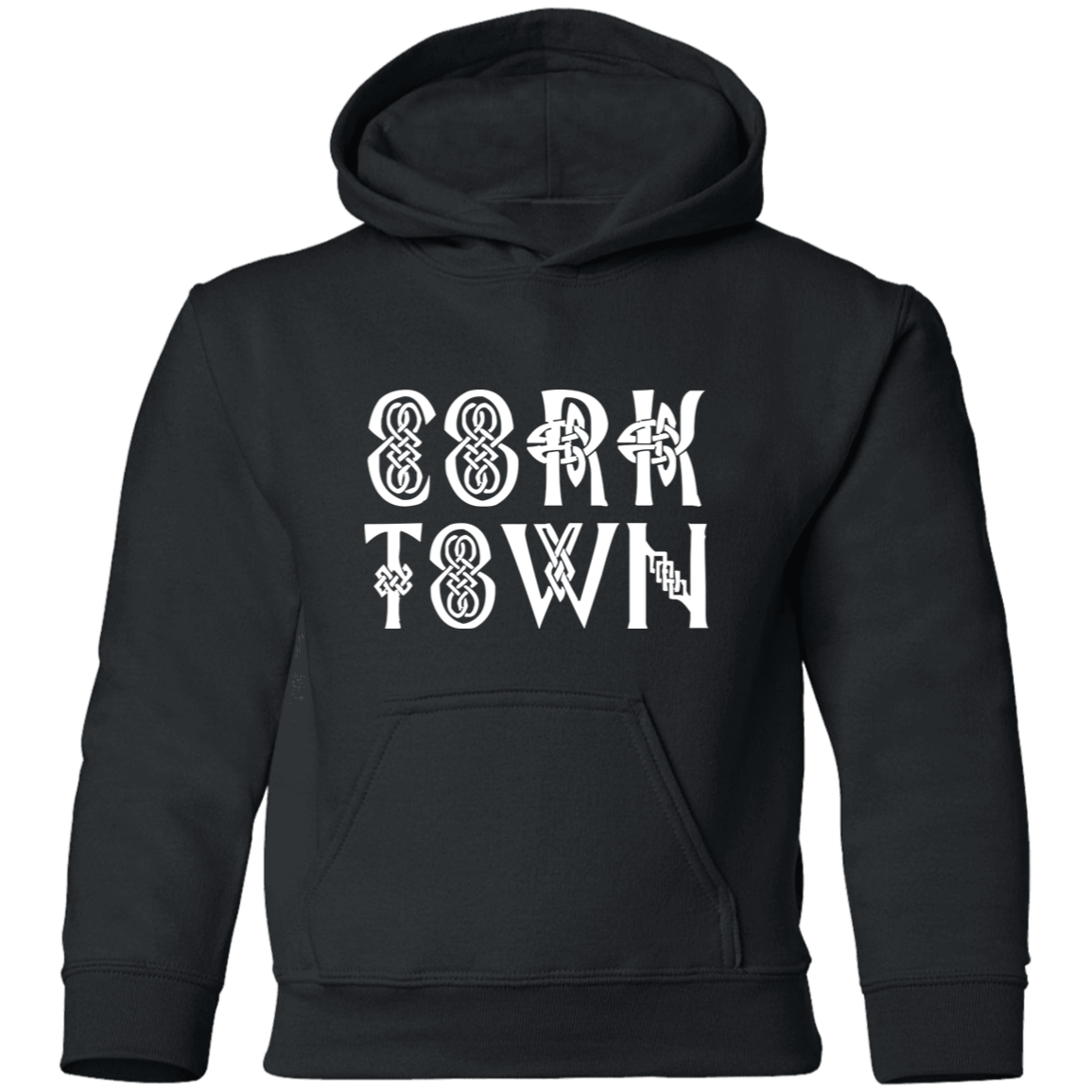 Cork Town Celtic - White Kids Unisex Classic Hoodie