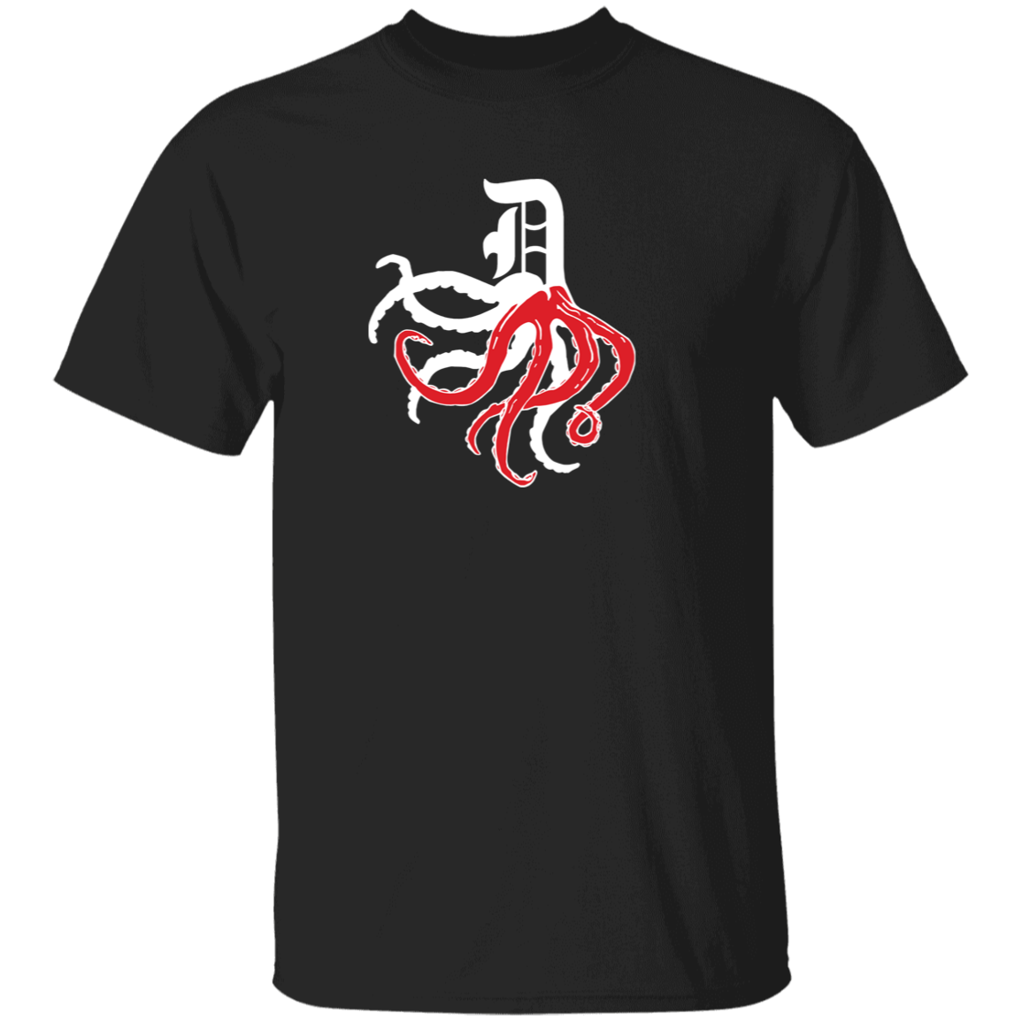 D Octopus - White Kids Unisex Classic T-Shirt