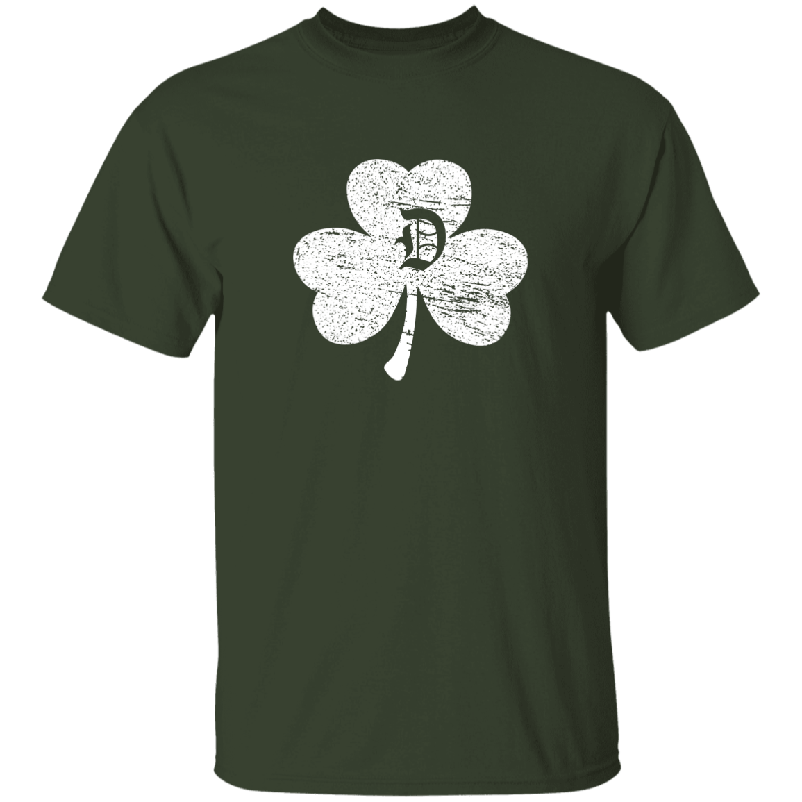 D Shamrock - White Kids Unisex Classic T-Shirt
