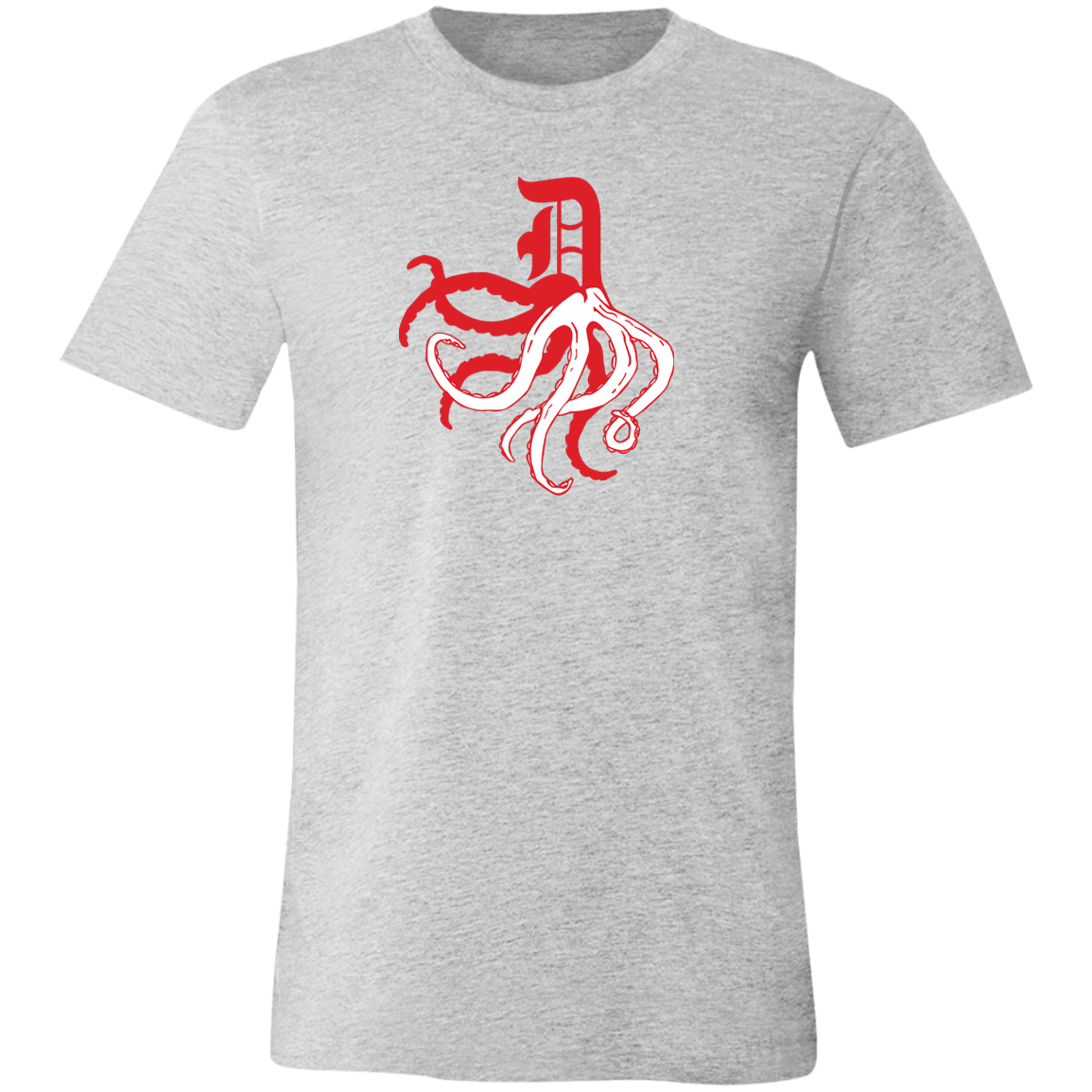 D Octopus - Red Unisex Classic T-Shirt