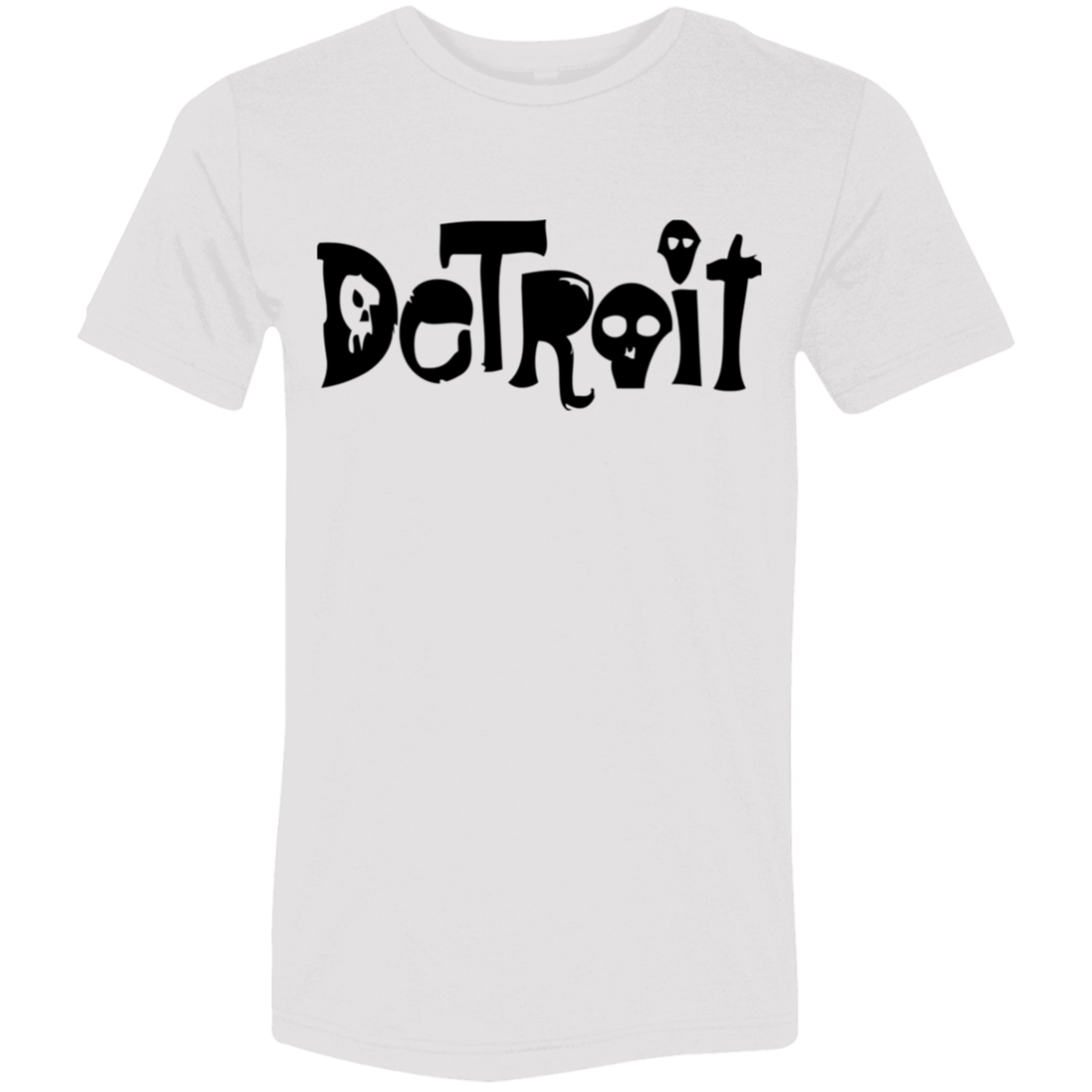 Vintage DWD Detroit Skulls Unisex Triblend T-Shirt
